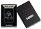 Зажигалка ZIPPO Bar Skull Design с покрытием Black Matte, латунь/сталь, чёрная, матовая, 38x13x57 мм - фото 354404