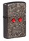 Зажигалка ZIPPO Armor™ Crystal с покрытием High Polish Black Ice®, латунь/сталь, чёрная, 38x13x57 мм - фото 354405