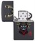 Зажигалка ZIPPO Samurai Helmet Design с покрытием Black Matte, латунь/сталь, чёрная, 38x13x57 мм - фото 354442