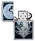 Зажигалка ZIPPO Howling Wolf с покрытием Street Chrome, латунь/сталь, серебристая, 38x13x57 мм - фото 354448