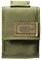 Набор ZIPPO: чёрная зажигалка Black Crackle® и зелёный нейлоновый чехол, в подарочной коробке - фото 354454