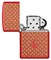 Зажигалка ZIPPO Flame Pattern с покрытием Red Matte, латунь/сталь, красная, матовая, 38x13x57 мм - фото 354491
