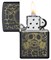 Зажигалка ZIPPO Skull Gas Mask с покрытием Black Matte, латунь/сталь, чёрная, матовая, 38x13x57 мм - фото 354496