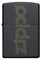 Зажигалка ZIPPO Zippo Design с покрытием Black Matte, латунь/сталь, чёрная, матовая, 38x13x57 мм - фото 354519