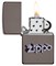 Зажигалка ZIPPO Zippo Design с покрытием Black Ice®, латунь/сталь, чёрная, глянцевая, 38x13x57 мм - фото 354540