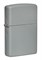Зажигалка ZIPPO Classic с покрытием Flat Grey, латунь/сталь, серая, матовая, 38x13x57 мм - фото 354594