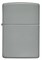 Зажигалка ZIPPO Classic с покрытием Flat Grey, латунь/сталь, серая, матовая, 38x13x57 мм - фото 354595