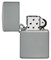 Зажигалка ZIPPO Classic с покрытием Flat Grey, латунь/сталь, серая, матовая, 38x13x57 мм - фото 354597