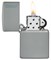 Зажигалка ZIPPO Classic с покрытием Flat Grey, латунь/сталь, серая, матовая, 38x13x57 мм - фото 354606