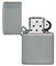 Зажигалка ZIPPO Classic с покрытием Flat Grey, латунь/сталь, серая, матовая, 38x13x57 мм - фото 354607