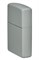 Зажигалка ZIPPO Classic с покрытием Flat Grey, латунь/сталь, серая, матовая, 38x13x57 мм - фото 354610