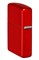 Зажигалка ZIPPO Classic с покрытием Metallic Red, латунь/сталь, красная, матовая, 38x13x57 мм - фото 354641