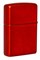 Зажигалка ZIPPO Classic с покрытием Metallic Red, латунь/сталь, красная, матовая, 38x13x57 мм - фото 354649