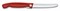 Нож для овощей VICTORINOX SwissClassic, складной, лезвие 11 см с волнистой кромкой, красный - фото 355313