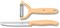 Набор из 2 кухонных ножей VICTORINOX Swiss Classic: нож для томатов и столовый нож 11 см, бежевый - фото 355432