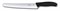 Нож для хлеба и выпечки VICTORINOX SwissClassic, лезвие 22 см с волнистой заточкой, чёрный - фото 355523