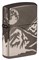 Зажигалка ZIPPO Armor™ с покрытием High Polish Black Ice®, латунь/сталь, чёрная, 38x13x57 мм - фото 356579
