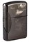 Зажигалка ZIPPO Armor™ Wolf  с покрытием High Polish Black Ice®, латунь/сталь, чёрная, 38x13x57 мм - фото 356590