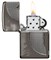 Зажигалка ZIPPO Armor™ Wolf  с покрытием High Polish Black Ice®, латунь/сталь, чёрная, 38x13x57 мм - фото 356595