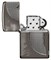 Зажигалка ZIPPO Armor™ Wolf  с покрытием High Polish Black Ice®, латунь/сталь, чёрная, 38x13x57 мм - фото 356596
