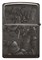 Зажигалка ZIPPO Knight Fight с покрытием High Polish Black, латунь/сталь, чёрная, 38x13x57 мм - фото 357024