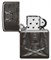 Зажигалка ZIPPO Knight Fight с покрытием High Polish Black, латунь/сталь, чёрная, 38x13x57 мм - фото 357028