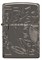 Зажигалка ZIPPO Armor® Wicca Design с покрытием Black Ice®, латунь/сталь, чёрная, 38x13x57 мм - фото 357059