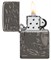 Зажигалка ZIPPO Armor® Wicca Design с покрытием Black Ice®, латунь/сталь, чёрная, 38x13x57 мм - фото 357060