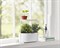 Кашпо для цветов giardino, 34х14,3х34,5 см, белое - фото 358759