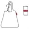 Сумка складная mini maxi shopper spots navy - фото 360057
