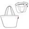 Сумка shopper m dark ruby - фото 360099
