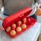 Контейнер для яиц eggs to go, organic, красный - фото 362594