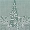 Салфетка из хлопка зеленого цвета с рисунком Щелкунчик из коллекции new year essential, 53х53см - фото 363759