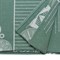 Скатерть из хлопка зеленого цвета с рисунком Ледяные узоры из коллекции new year essential, 180х180с - фото 363827