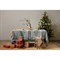 Скатерть из хлопка зеленого цвета с рисунком Щелкунчик из коллекции new year essential, 180х180см - фото 363847