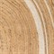 Ковер из джута овальный с вставками белого цвета из коллекции ethnic, 200x300 см - фото 364387
