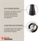 Мельница для перца smart solutions, 15 см, коричневая матовая - фото 366205