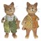 Фигурка декоративная "Кот", L7,5 W6 H14 см, 2в. - фото 371244