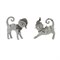 Фигурка декоративная "Кошка",  L13 W5,5 H13,5 см, 2в. - фото 375384