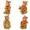 Фигурка  декоративная  "Тигр",   L3,5 W3,5 H5 см, 4в. - фото 375752