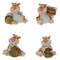 Фигурка  декоративная  "Тигр",  L5 W3,5 H4,5 см, 4в. - фото 375762