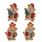 Фигурка декоративная "Тигр", L6 W5,5 H9 см, 4в. - фото 376094