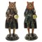 Фигурка декоративная "Тигр" (1xLR44) с часами,  L14 W15 H40 см, 2в. - фото 376340