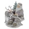 Фигурка декоративная "Дед Мороз с оленем", L18,5 W12,5 H17 см - фото 377010