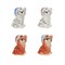 Фигурка декоративная "Тигр", L4,5 W4 H6 см, 4 в. - фото 378149