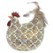 Фигурка декоративная "Курица/Петух", L11,5 W9 H14 см, 2в. - фото 379582